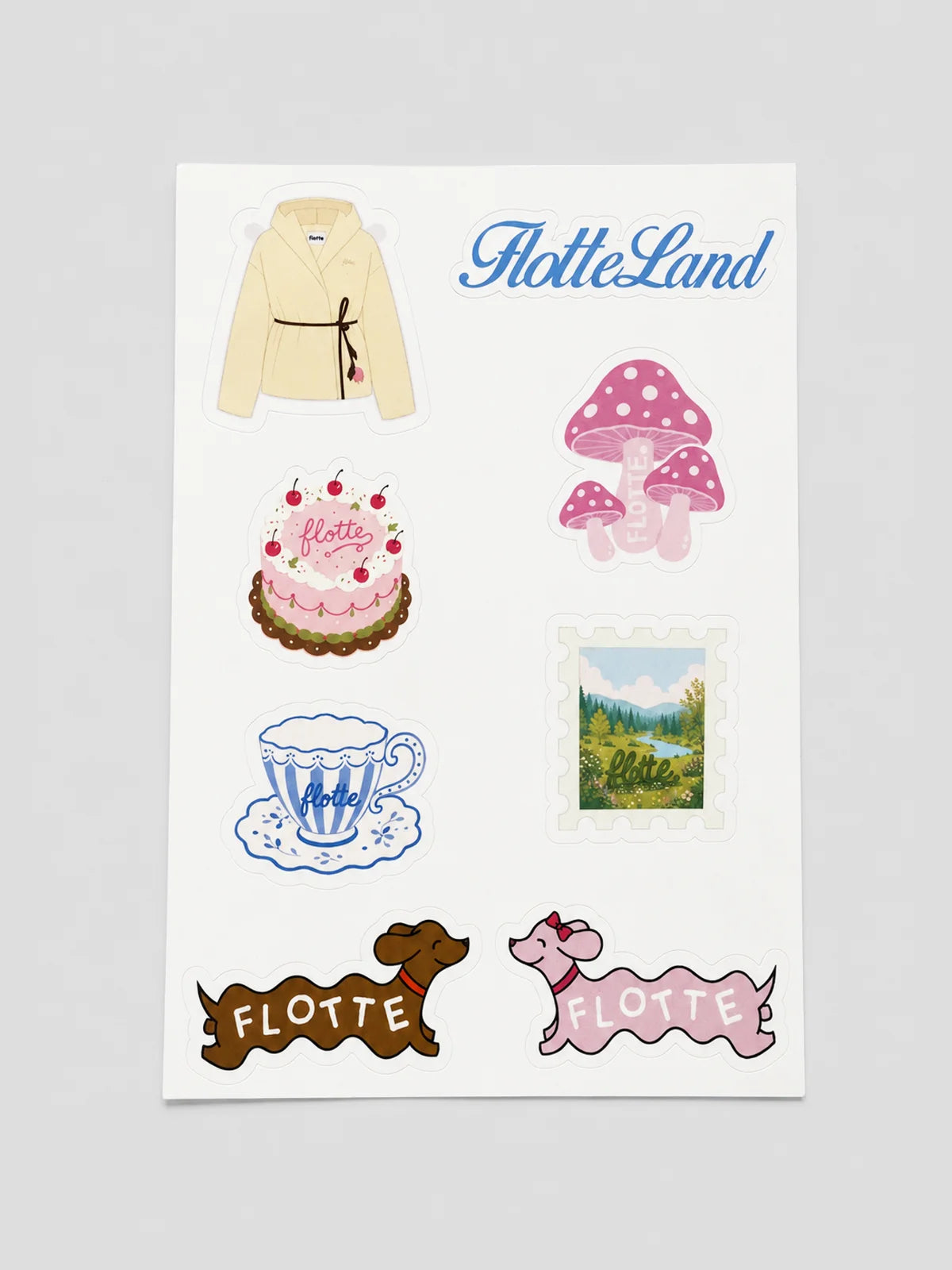 Planche de stickers FlotteLand