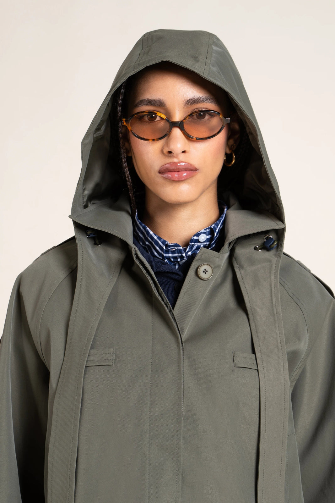 Trench Imperméable KanaBeach à Capuche - Taille S - Occasion Très Bon état - Style Liberty Floral