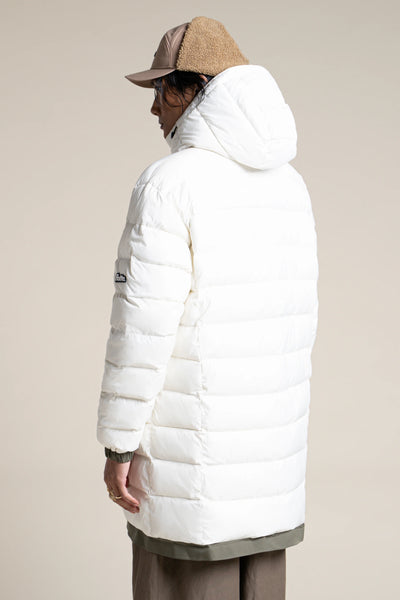 Varenne - Doudoune Longue Reversible - Flotte #couleur_kaki-coquille