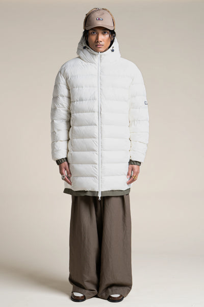 Varenne - Doudoune Longue Reversible - Flotte #couleur_kaki-coquille