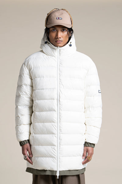 Varenne - Doudoune Longue Reversible - Flotte #couleur_kaki-coquille