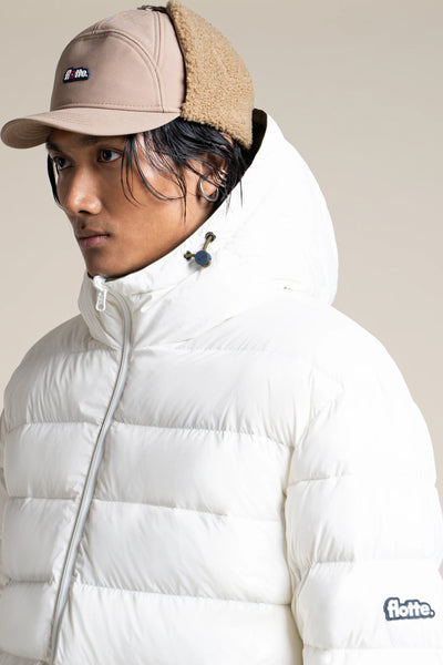 Varenne - Doudoune Longue Reversible - Flotte #couleur_kaki-coquille