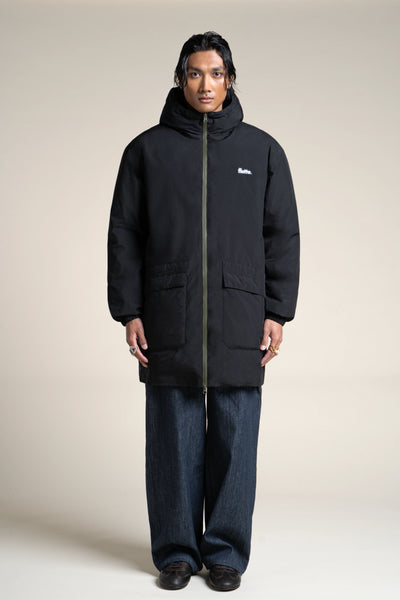 Varenne - Doudoune Longue Reversible - Flotte #couleur_ombre-kaki