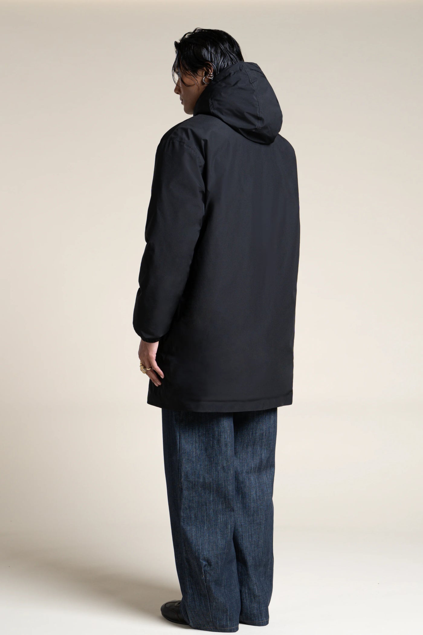 Varenne - Doudoune Longue Reversible - Flotte #couleur_ombre-kaki