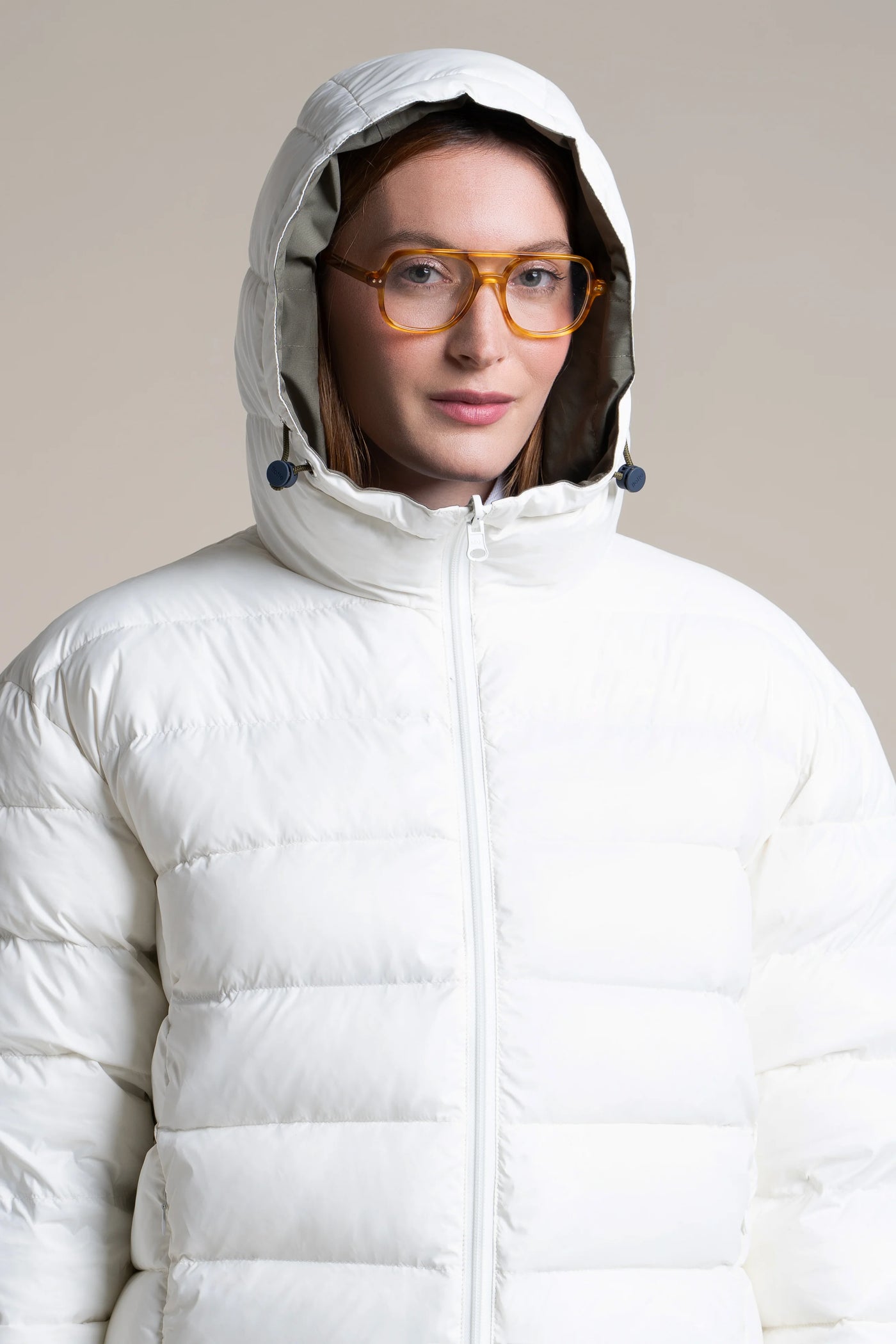 Varenne - Doudoune Reversible - Flotte #couleur_kaki-coquille