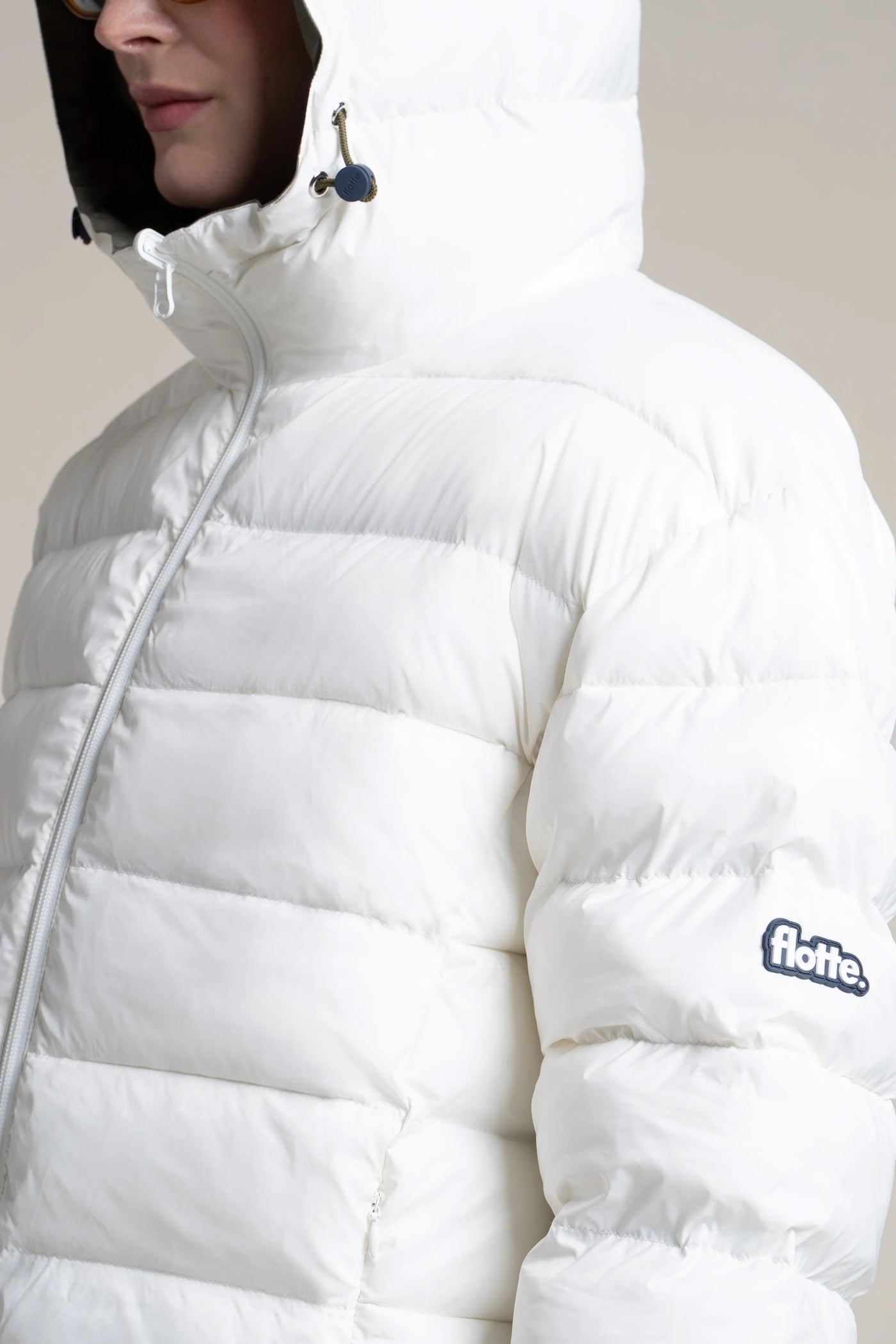 Varenne - Doudoune Reversible - Flotte #couleur_kaki-coquille