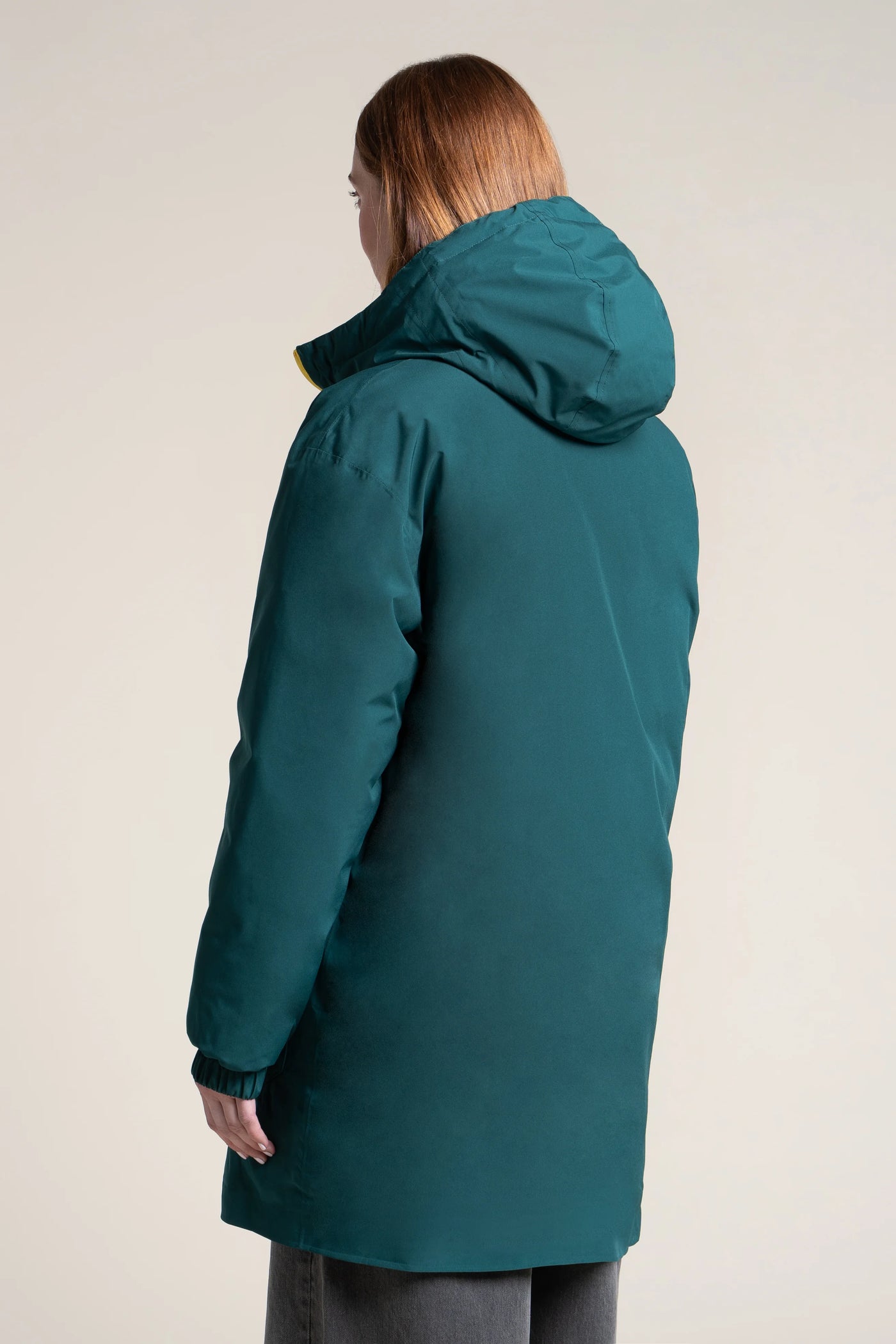 Varenne - Doudoune Reversible - Flotte #couleur_sapin-citron