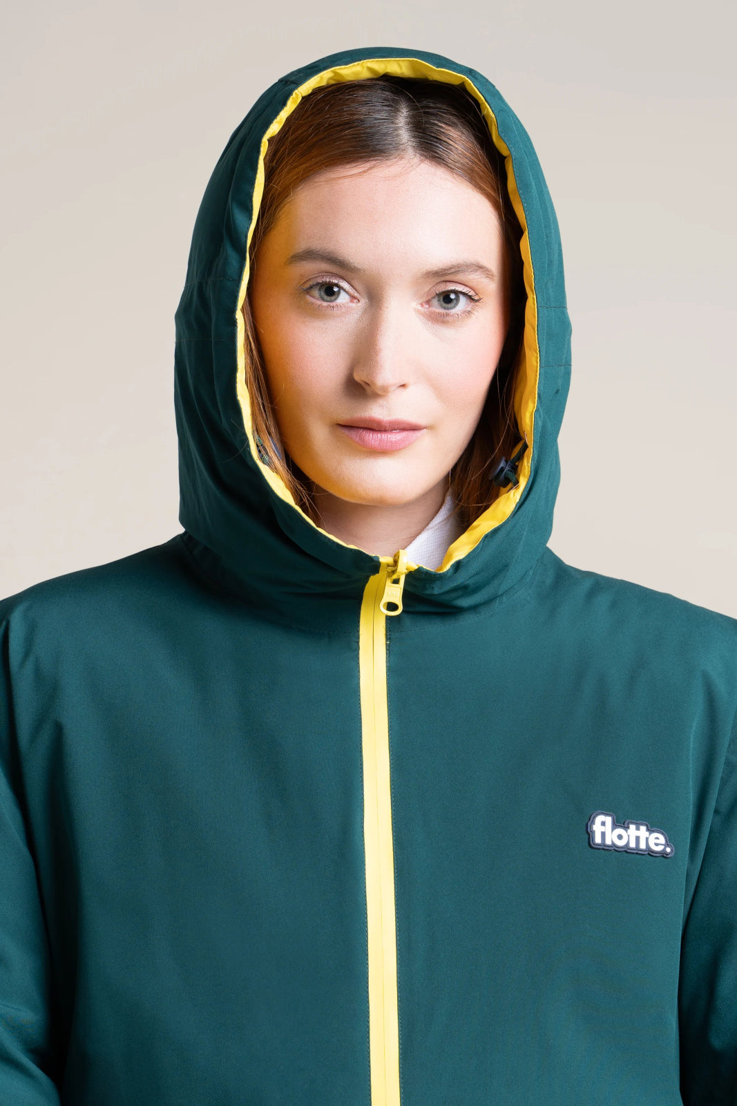 Varenne - Doudoune Reversible - Flotte #couleur_sapin-citron