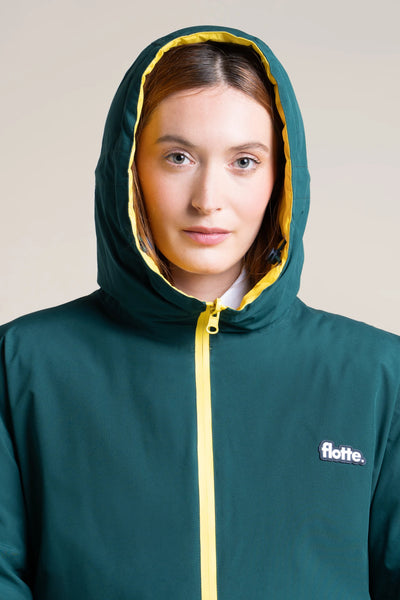 Varenne - Doudoune Reversible - Flotte #couleur_sapin-citron