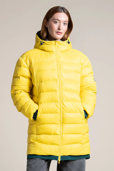 Varenne - Doudoune Reversible - Flotte #couleur_sapin-citron