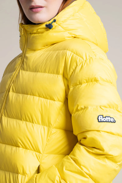 Varenne - Doudoune Reversible - Flotte #couleur_sapin-citron