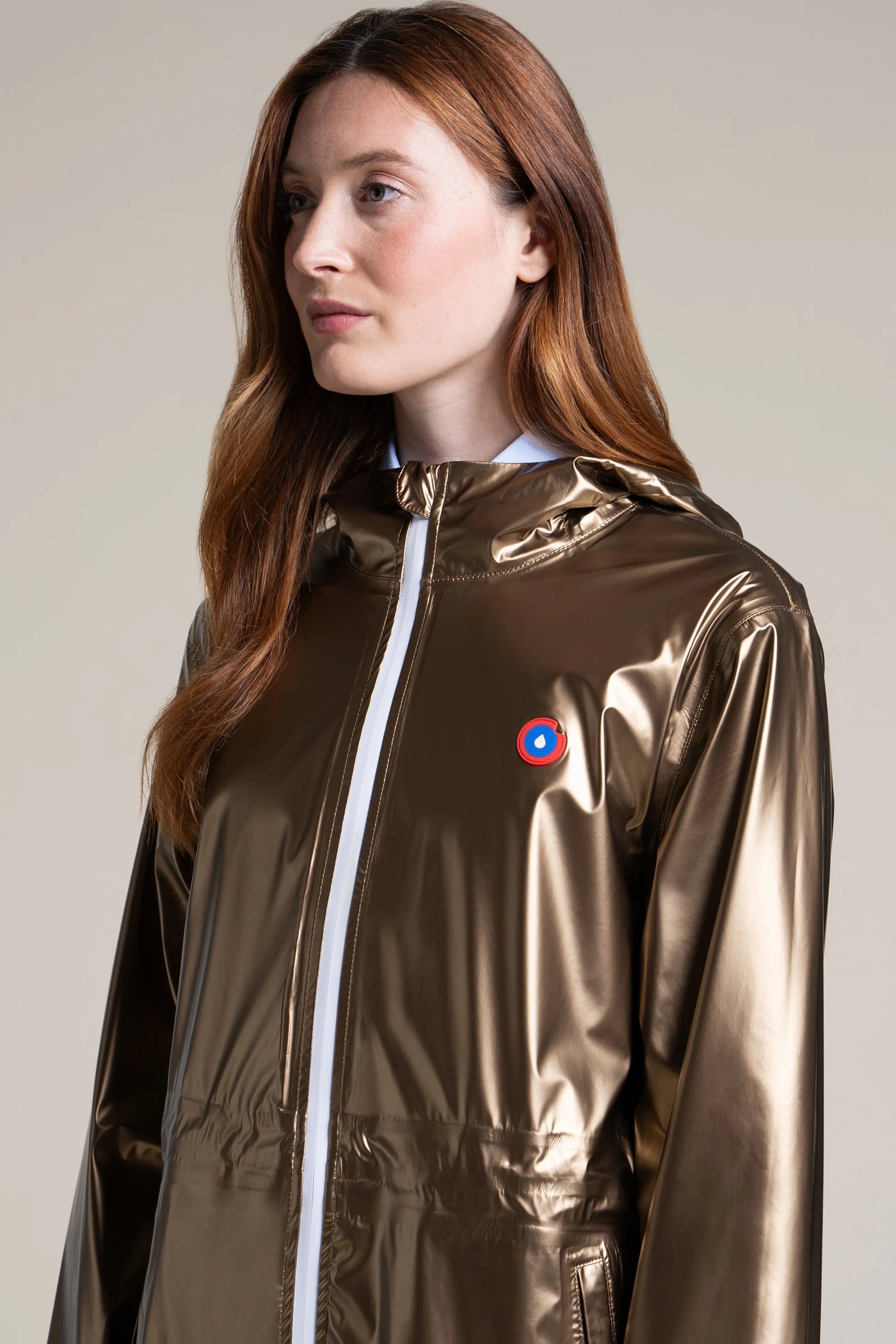 Amelot Gold - Coupe vent Long - Flotte #couleur_gold