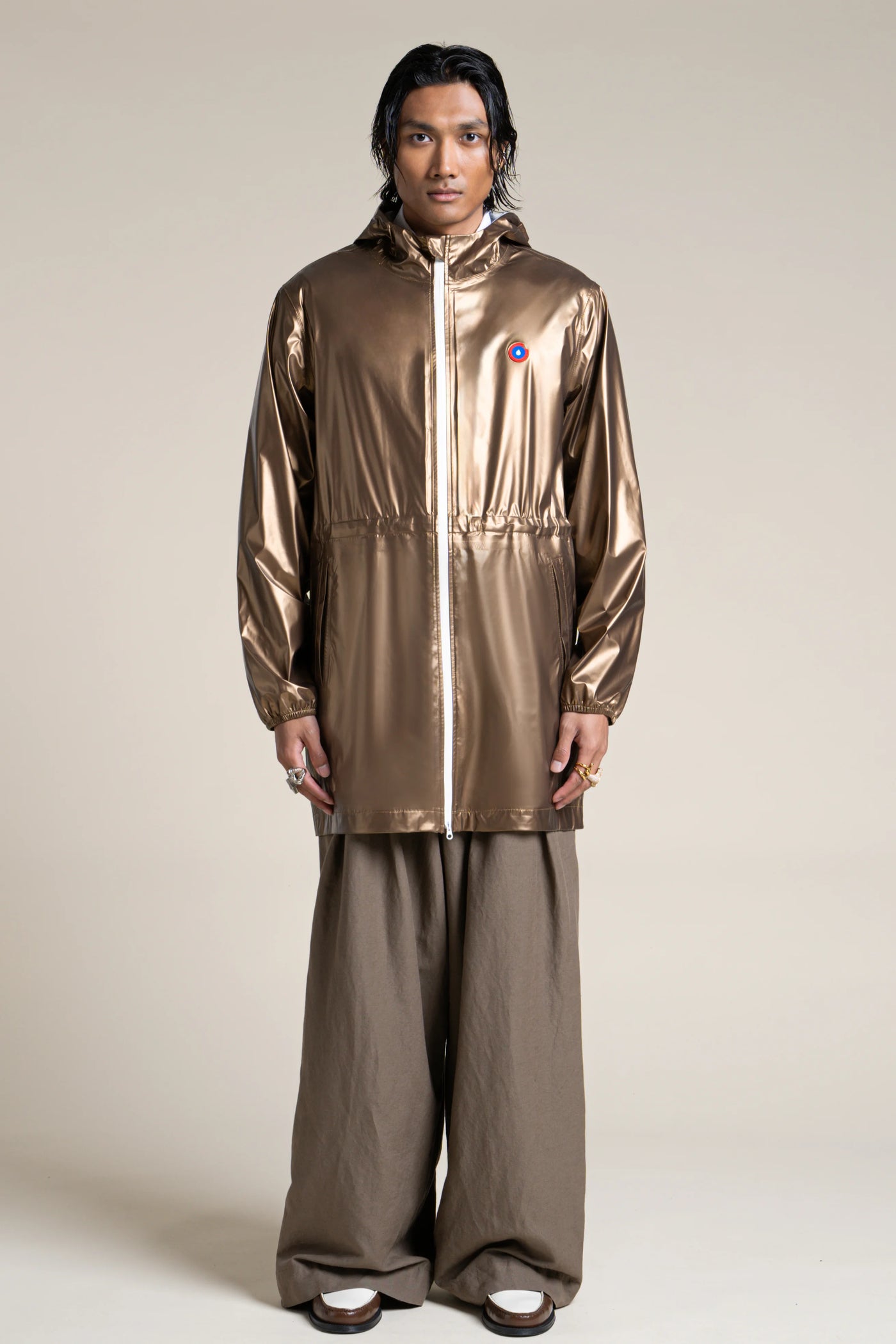 Amelot Gold - Coupe vent Long - Flotte #couleur_gold