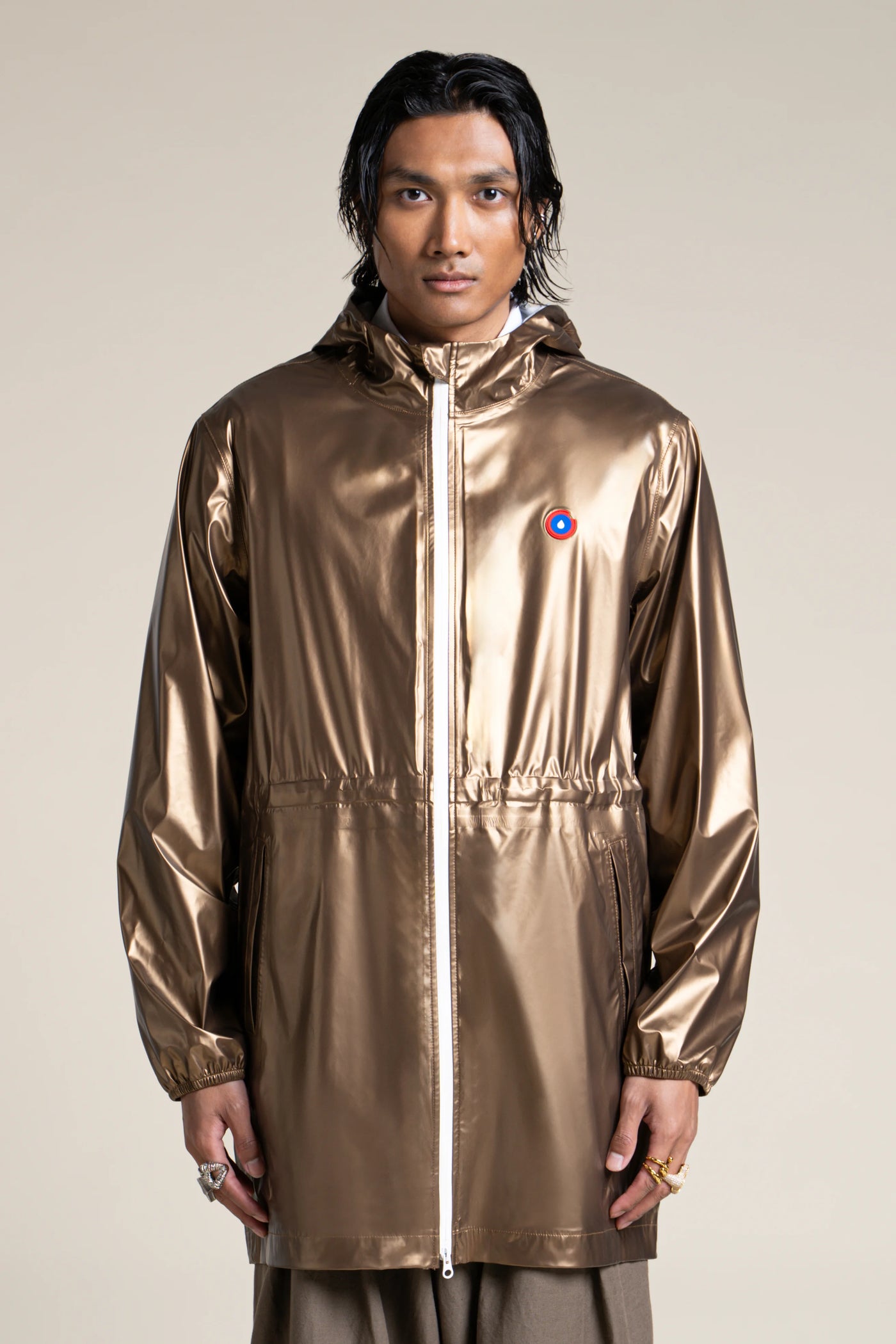 Amelot Gold - Coupe vent Long - Flotte #couleur_gold