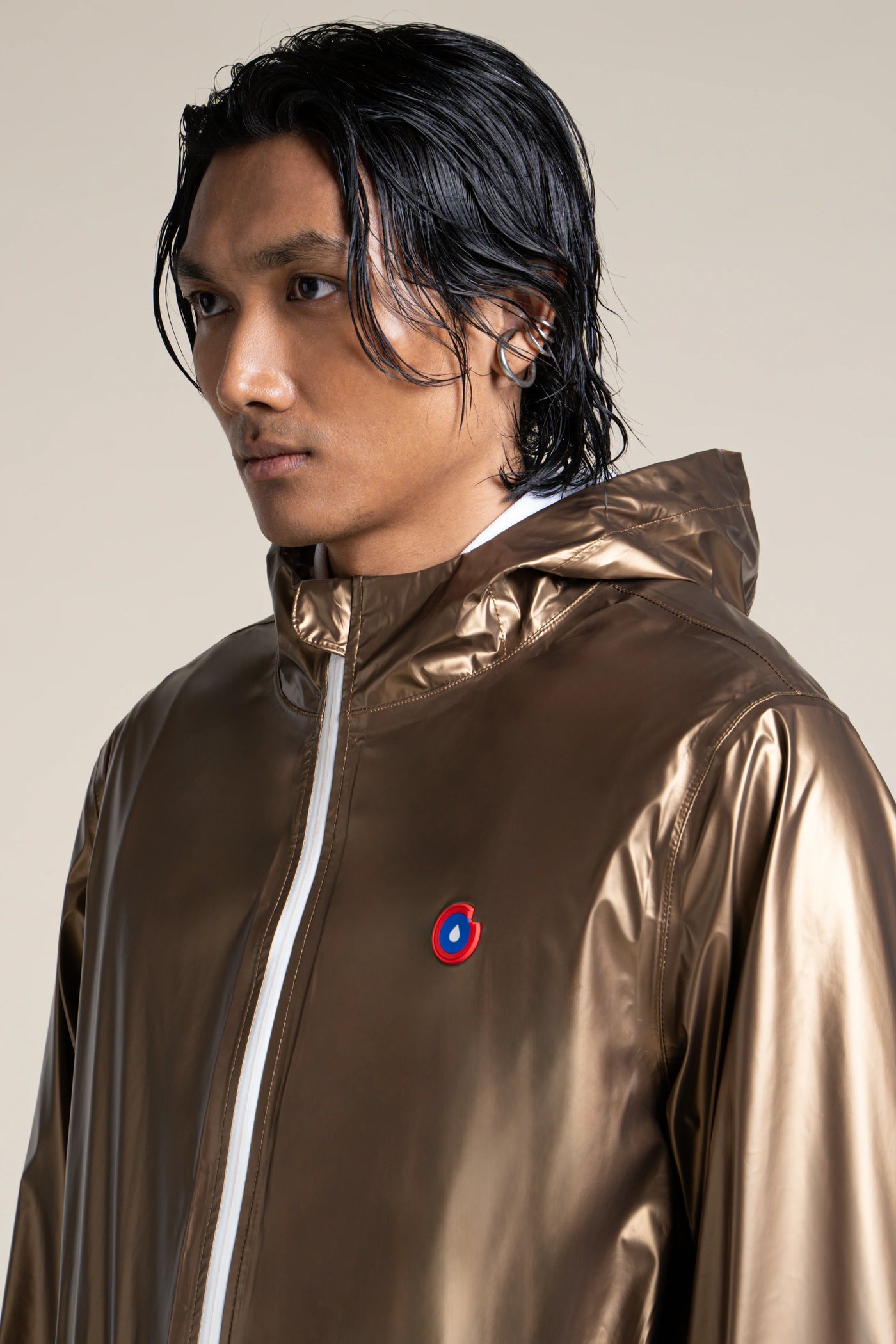 Amelot Gold - Coupe vent Long - Flotte #couleur_gold