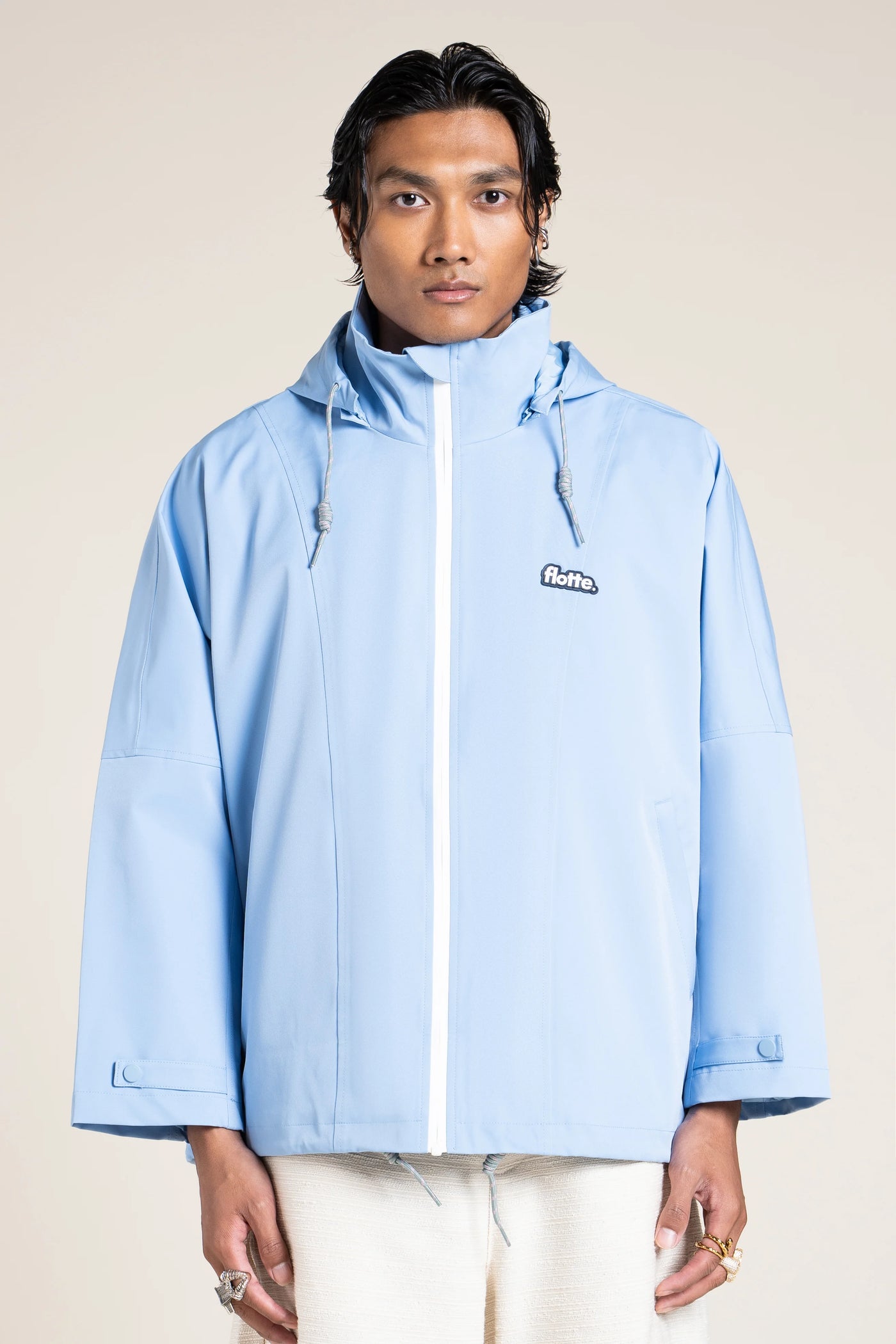 Lourmel - Cape Courte Imperméable - Flotte couleur ciel 