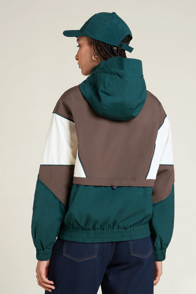 SAINT MARTIN veste imperméable #couleur_sapin-chocolat