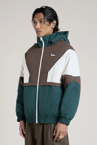 SAINT MARTIN veste imperméable #couleur_sapin-chocolat