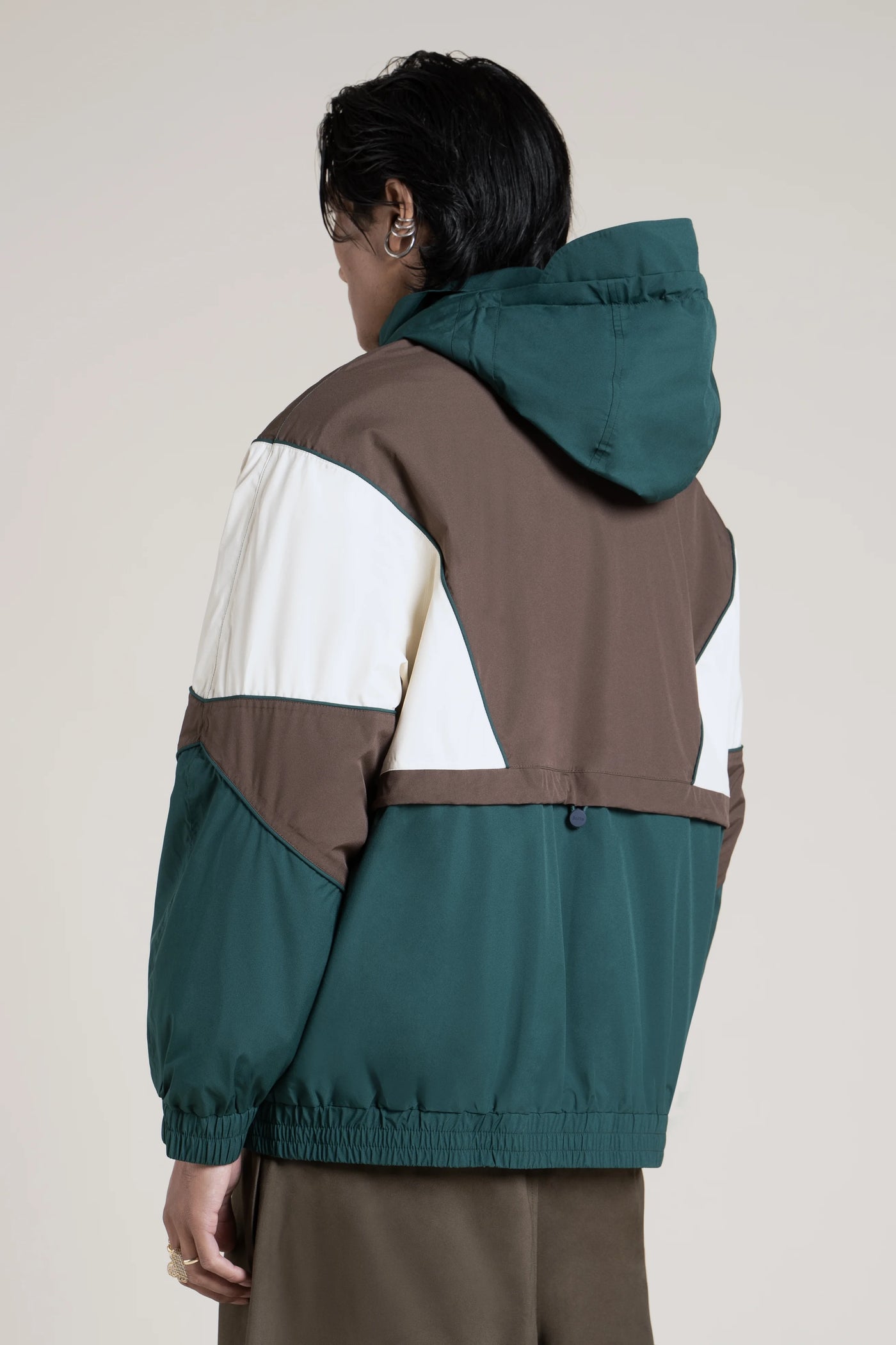 SAINT MARTIN veste imperméable #couleur_sapin-chocolat