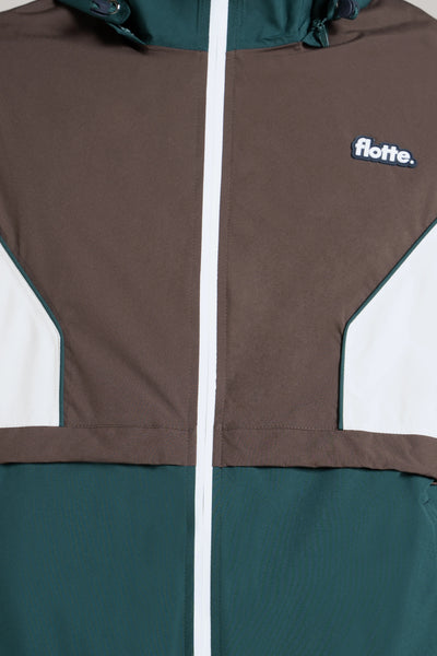 SAINT MARTIN veste imperméable #couleur_sapin-chocolat