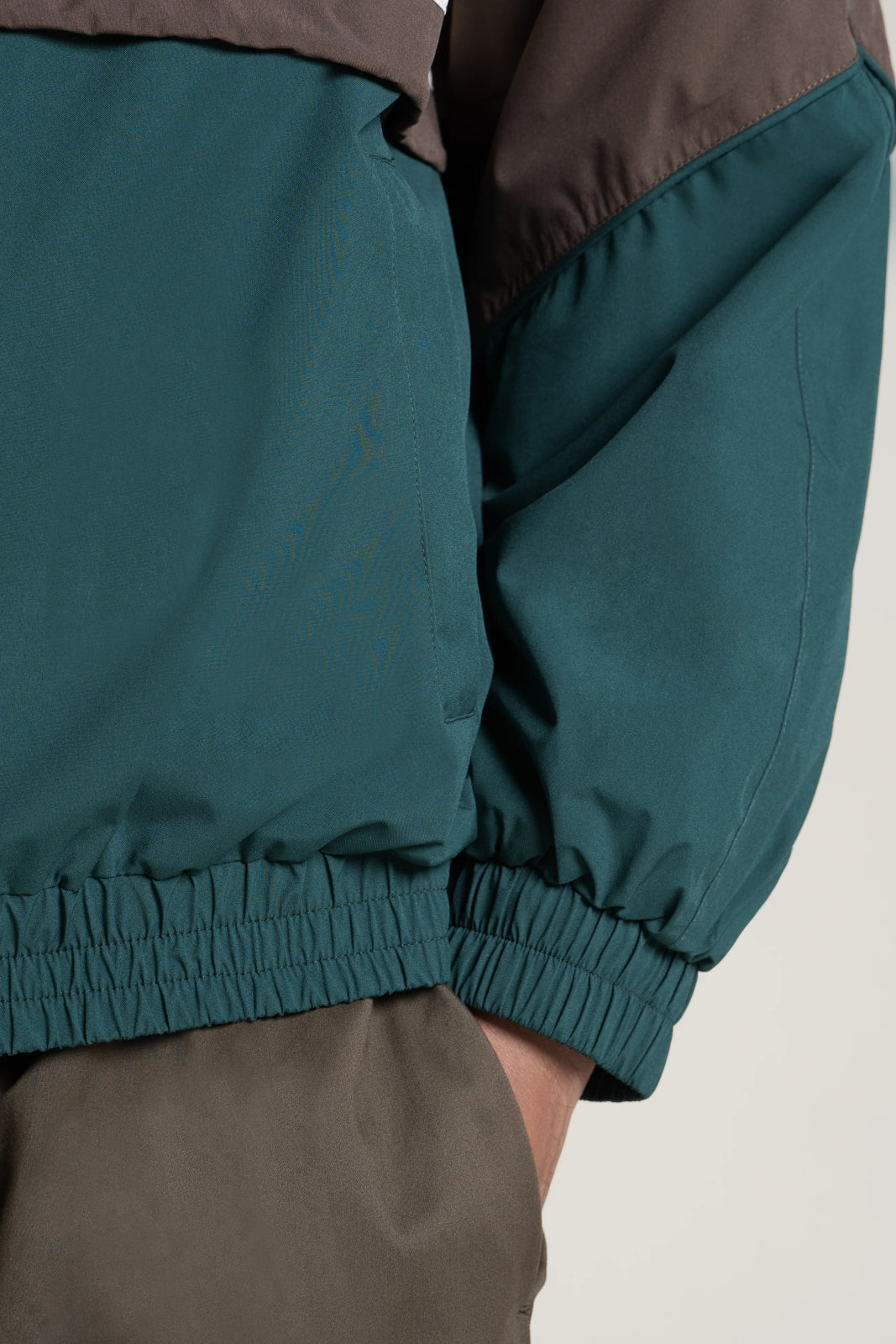 SAINT MARTIN veste imperméable #couleur_sapin-chocolat