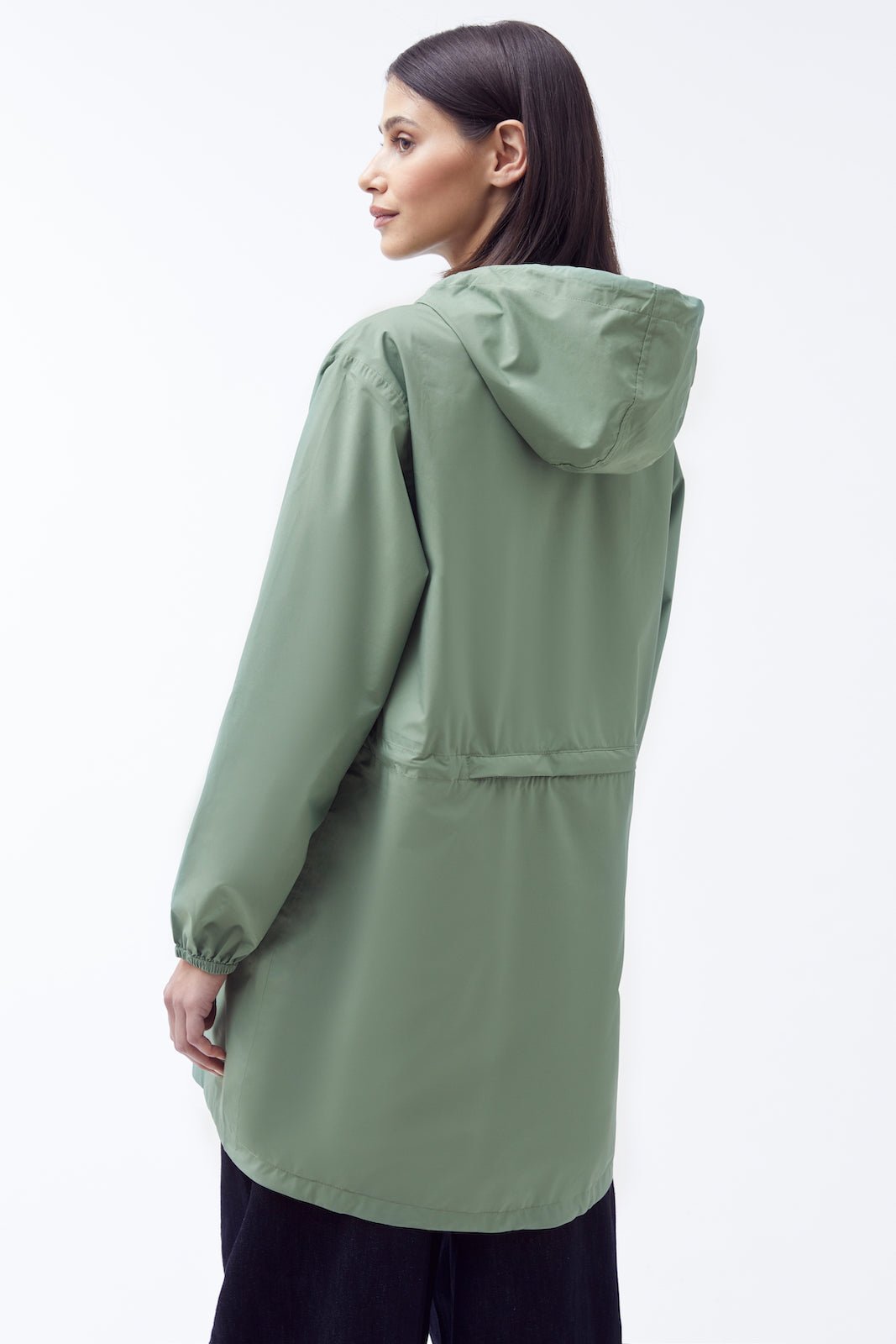 Amelot Couleur - Imperméable long - Flotte #couleur_vert-sauge