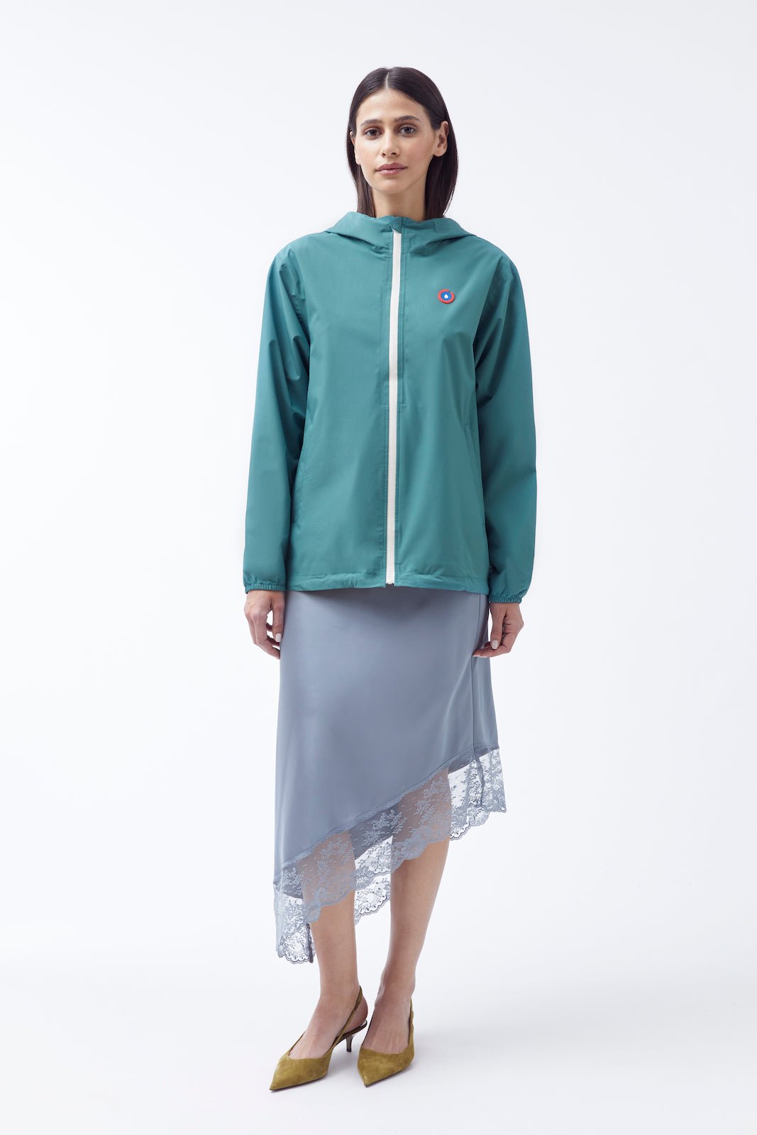 Passy - Imperméable Coupe-vent Court - Flotte #couleur_emeraude