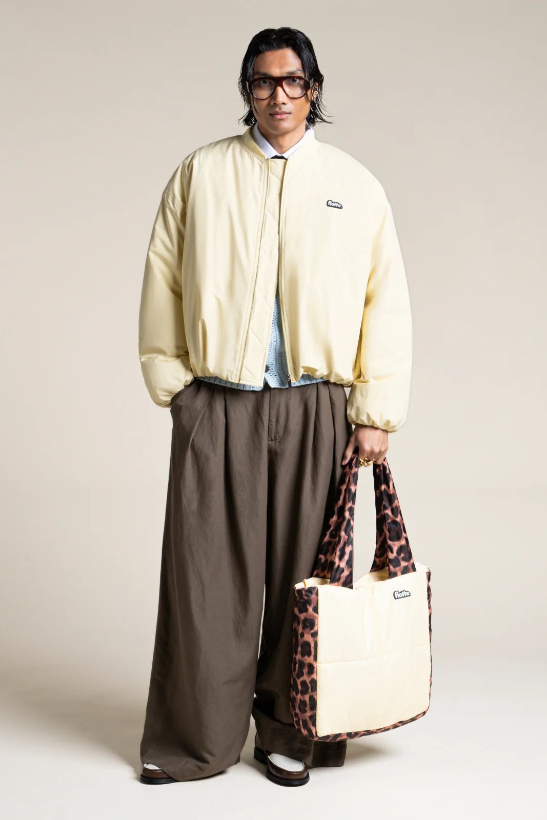 sac le cabas en polyester recyclé butter new leopard #couleur_butter-new-leopard