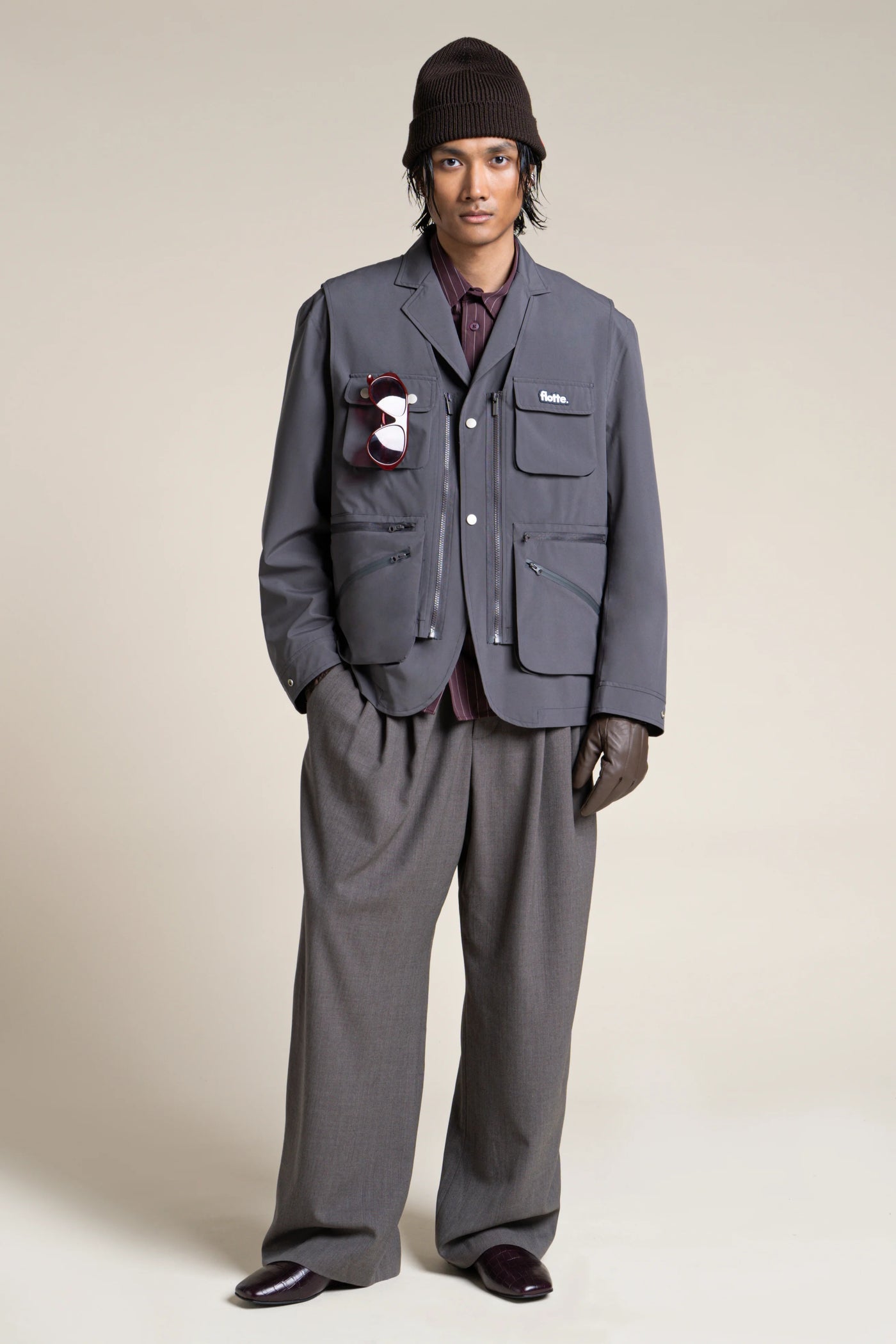 Wagram - Veste multipoche - Flotte #couleur_anthracite