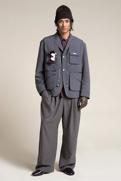 Wagram - Veste multipoche - Flotte #couleur_anthracite