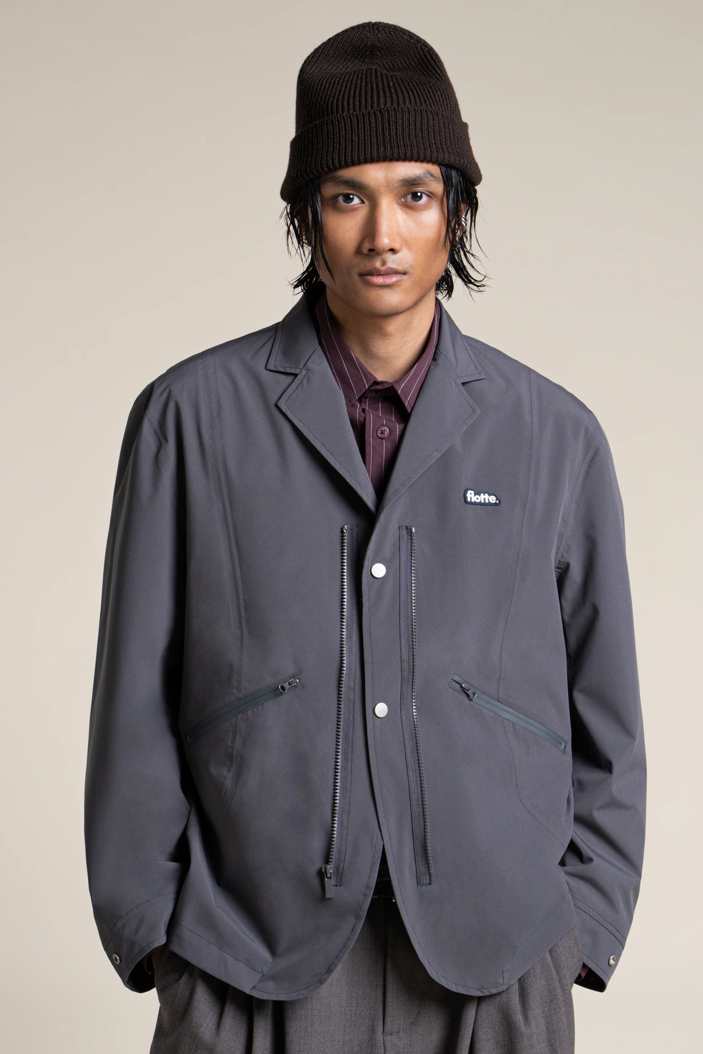 Wagram - Veste multipoche - Flotte #couleur_anthracite