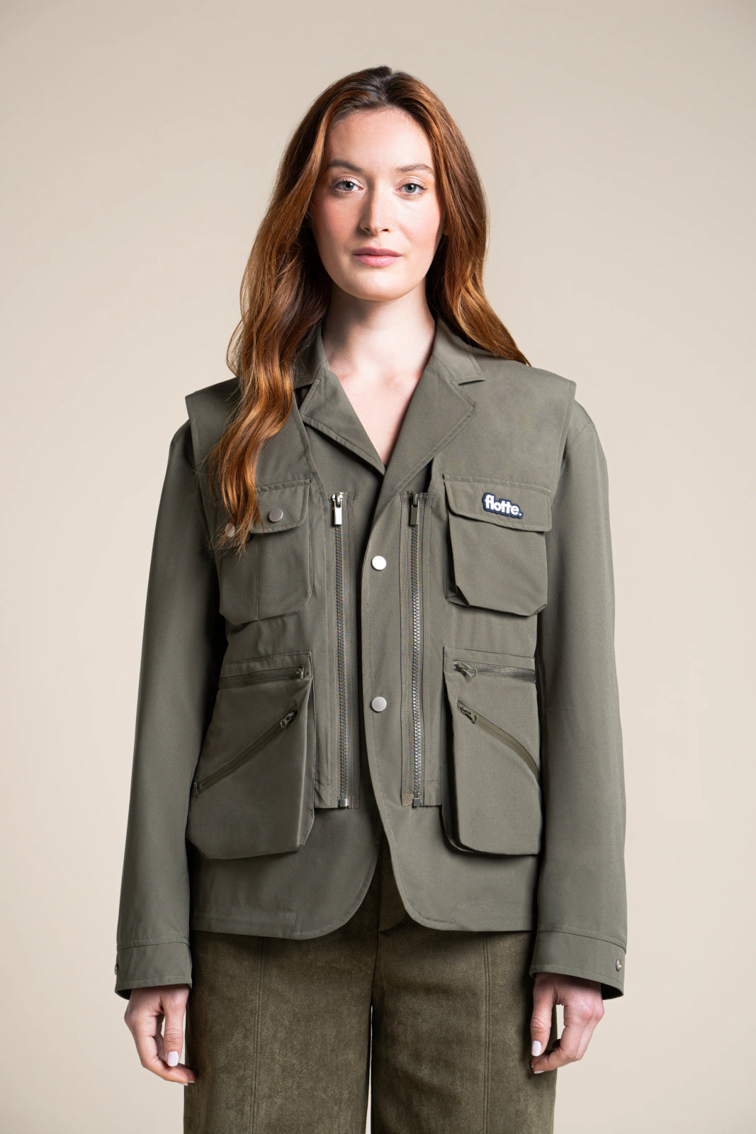 Wagram - Veste multipoche - Flotte #couleur_kaki
