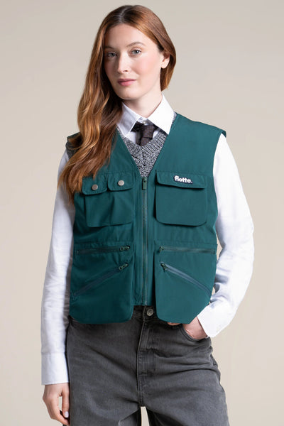 Wagram - Veste multipoche - Flotte #couleur_sapin-raye