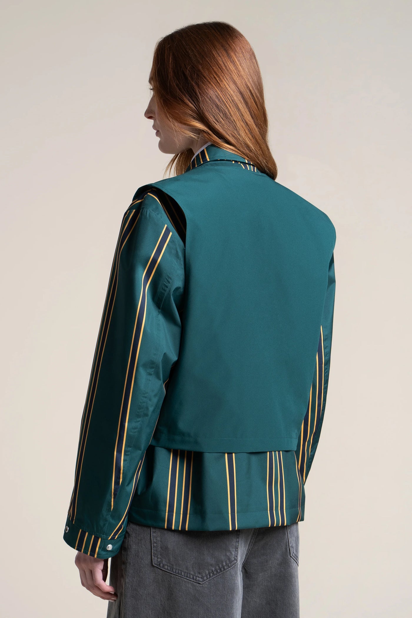 Wagram - Veste multipoche - Flotte #couleur_sapin-raye