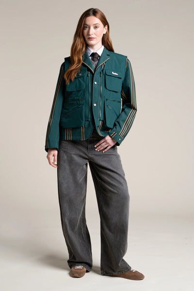 Wagram - Veste multipoche - Flotte #couleur_sapin-raye