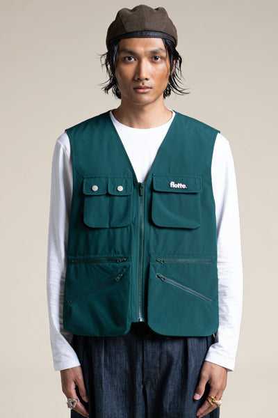 Wagram - Veste multipoche - Flotte #couleur_sapin-raye