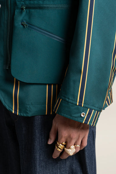 Wagram - Veste multipoche - Flotte #couleur_sapin-raye