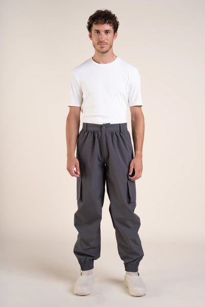 Pantalon imperméable Gambetta cargo multipoches #couleur_anthracite