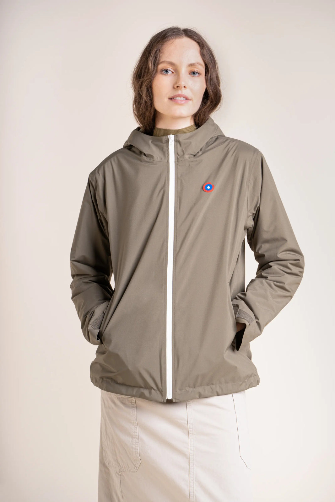 Parka courte imperméable Lazare doublée en polaire 