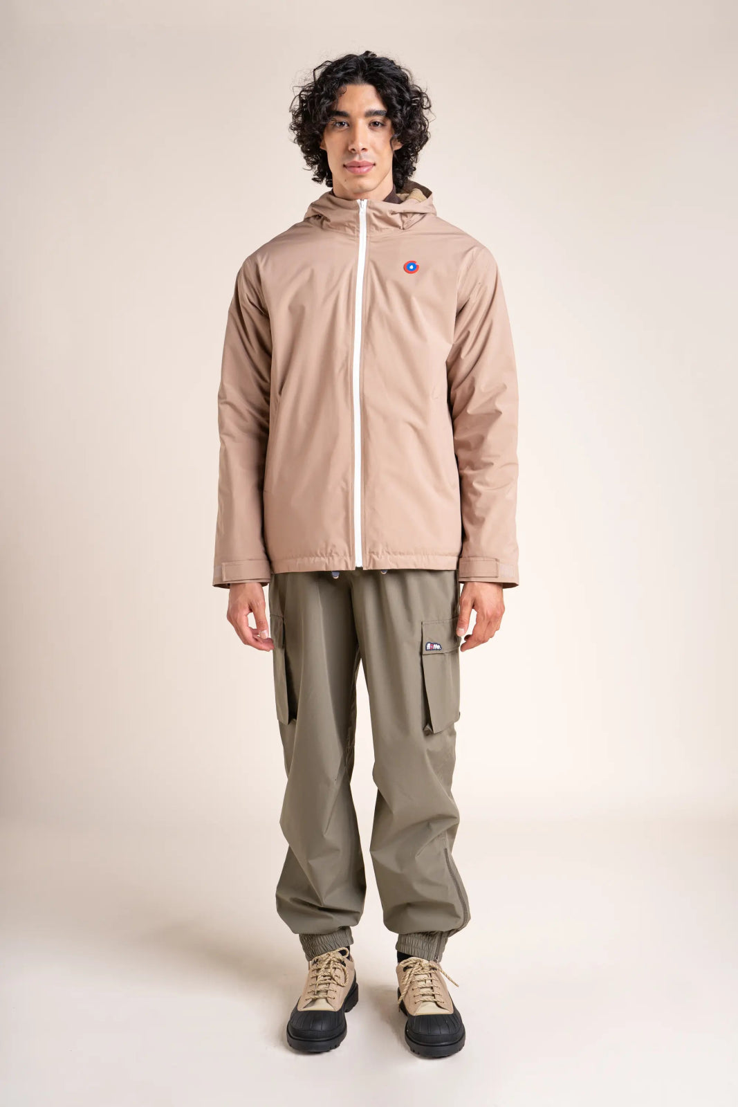 Parka courte imperméable Lazare doublure en polaire 