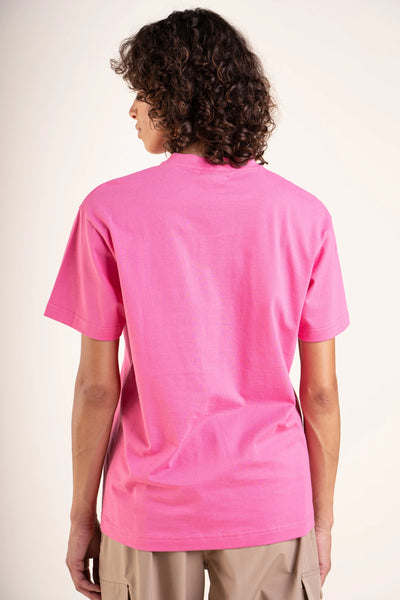 T-shirt déperlant Temple en 100% coton et fabriqué au Portugal #couleur_bonbon-fuschia