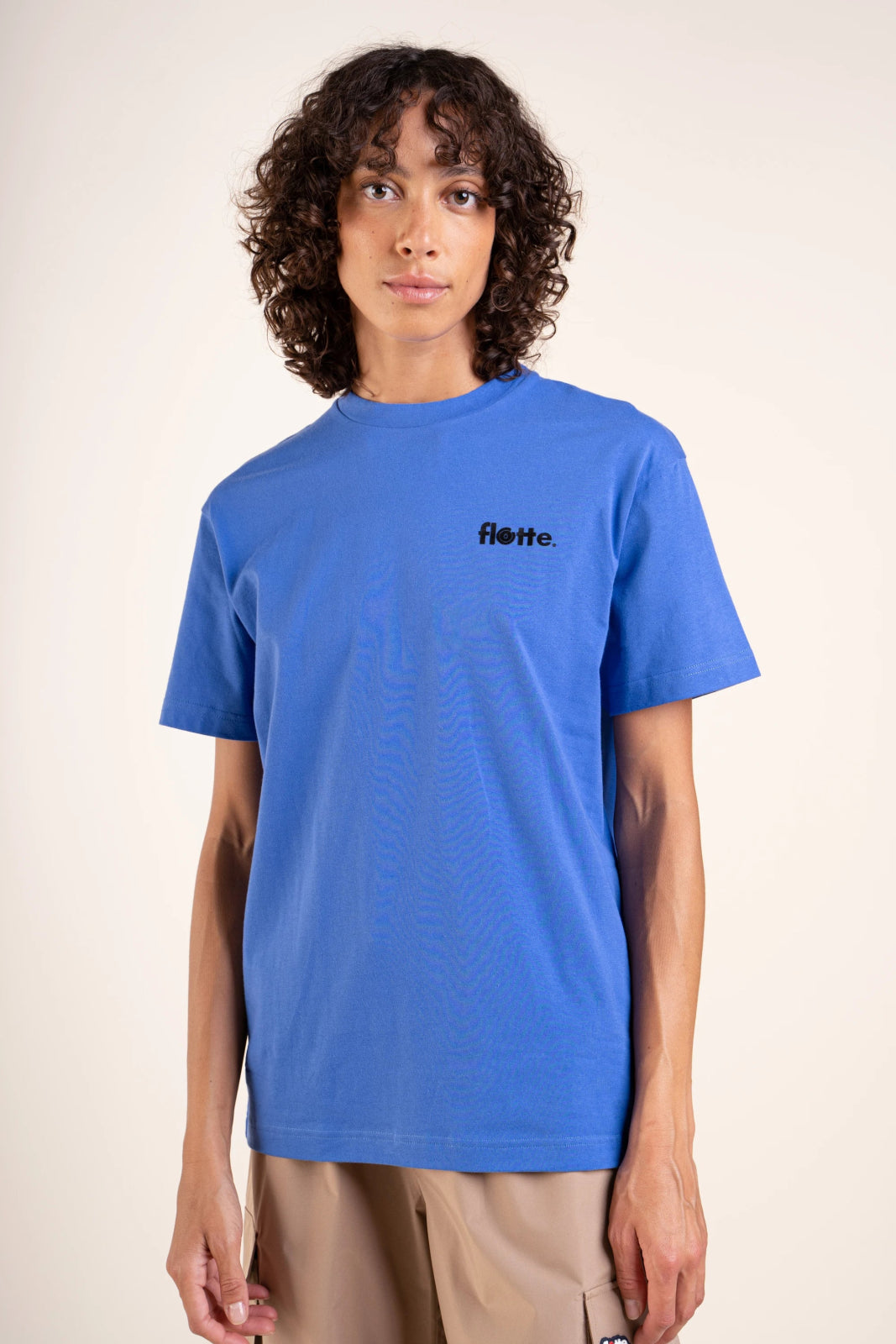 T-shirt déperlant Temple en 100% coton et fabriqué au Portugal #couleur_bleu-roi
